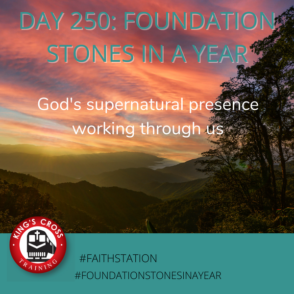 Day 250 - FOUNDATION STONES IN A YEAR