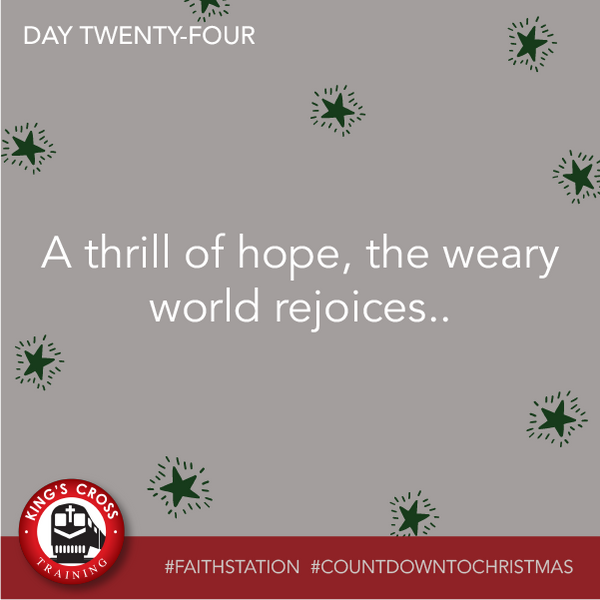 DAY TWENTY-FOUR (24 DEC 2020) - COUNTDOWN TO CHRISTMAS