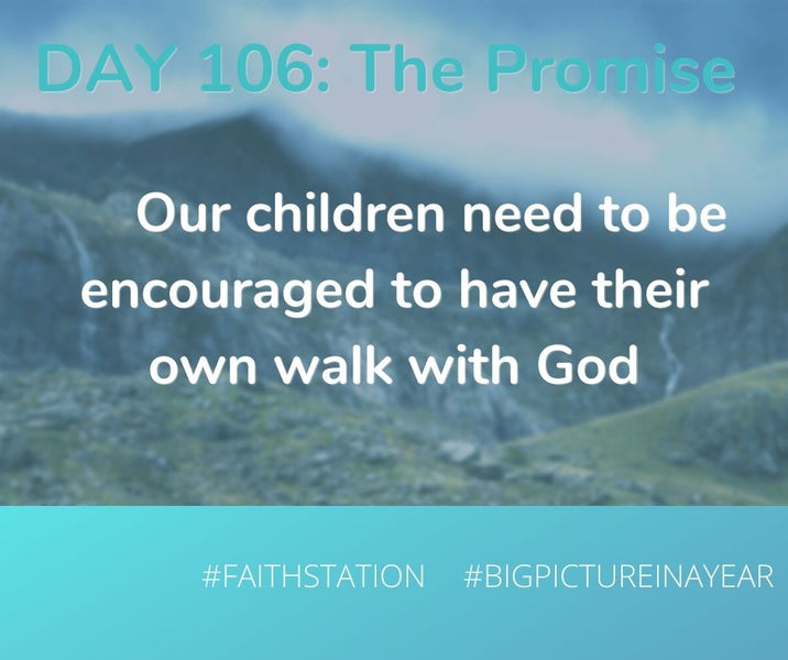 DAY 106 - BIG PICTURE IN A YEAR - THE PROMISE