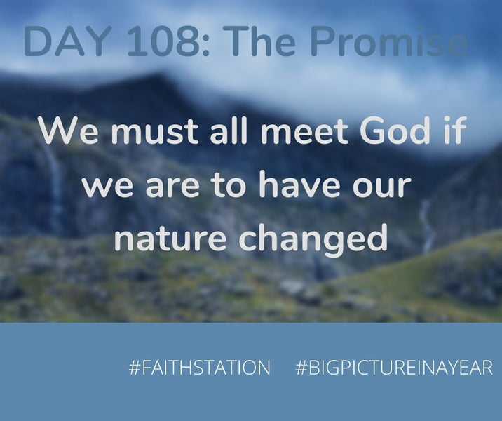 DAY 108 - BIG PICTURE IN A YEAR - THE PROMISE