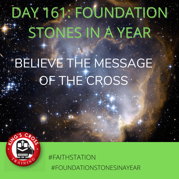 Day 161 - FOUNDATION STONES IN A YEAR