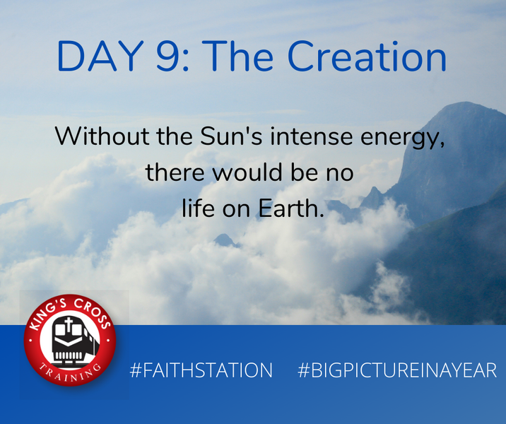 DAY NINE - BIG PICTURE IN A YEAR - THE CREATION