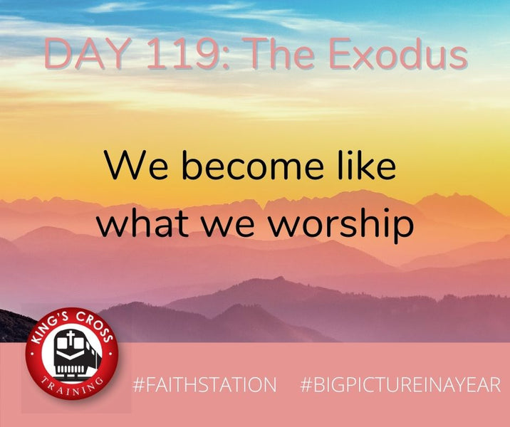 DAY 119 - BIG PICTURE IN A YEAR - THE EXODUS