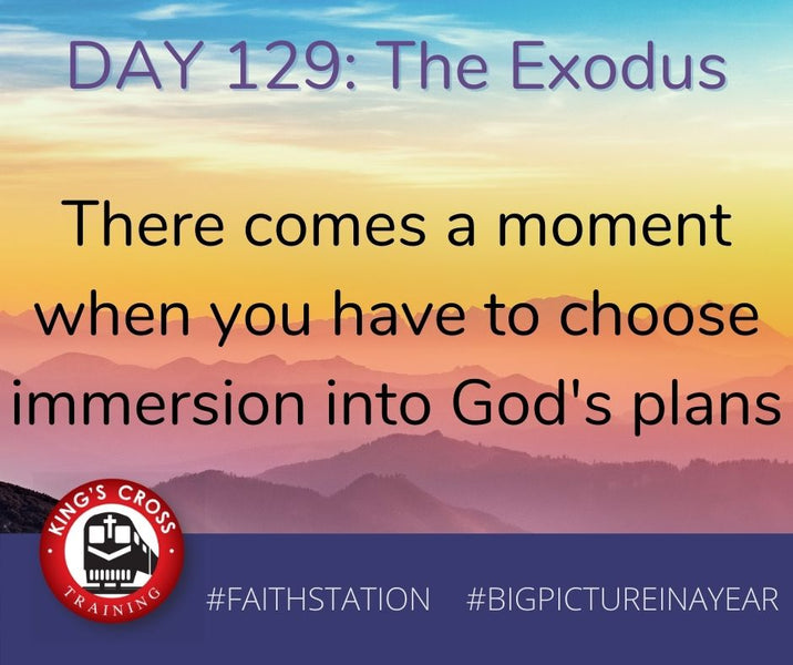 DAY 129 - BIG PICTURE IN A YEAR - THE EXODUS