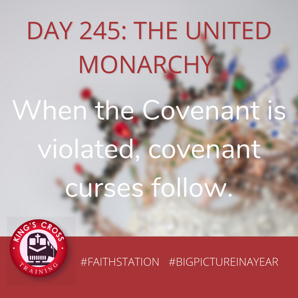 DAY 245 - BIG PICTURE IN A YEAR -THE UNITED MONARCHY