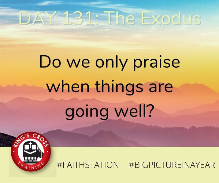 DAY 131 - BIG PICTURE IN A YEAR - THE EXODUS