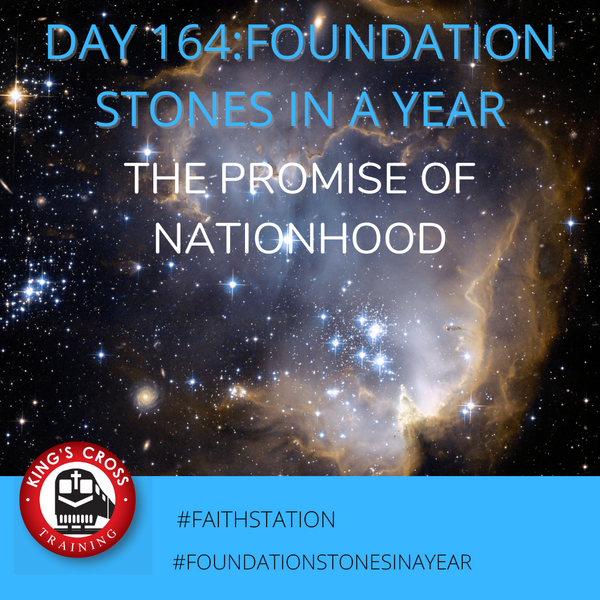 Day 164- FOUNDATION STONES IN A YEAR