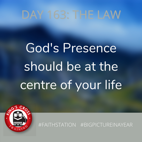 DAY 163 - BIG PICTURE IN A YEAR - THE LAW