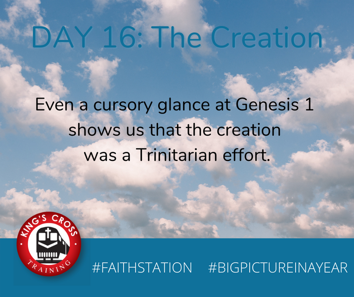 DAY SIXTEEN - BIG PICTURE IN A YEAR - THE CREATION