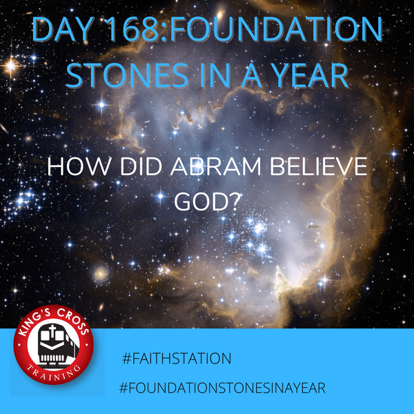 Day 168 - FOUNDATION STONES IN A YEAR