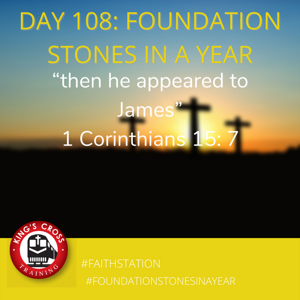 Day 108 - FOUNDATION STONES IN A YEAR