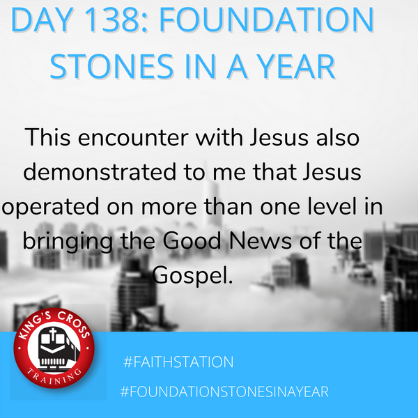 Day 138 - FOUNDATION STONES IN A YEAR