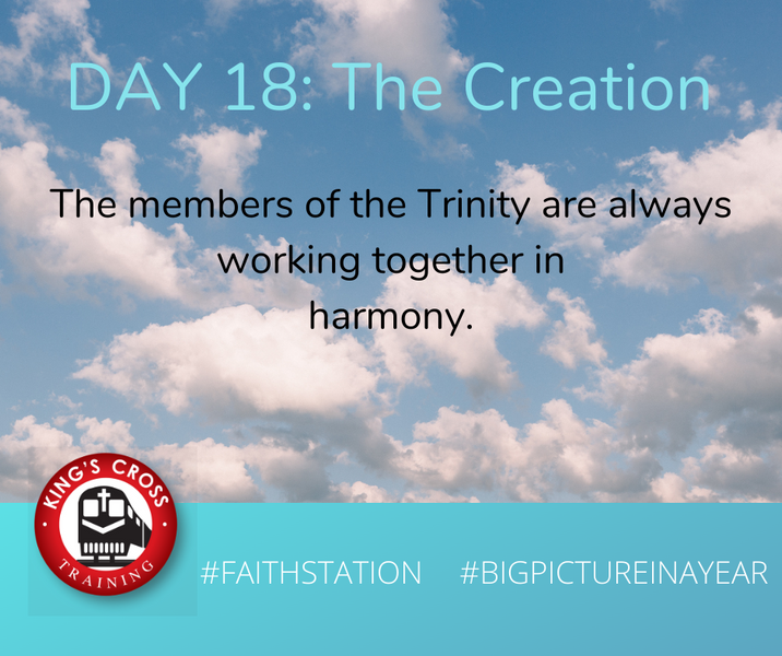 DAY EIGHTEEN - BIG PICTURE IN A YEAR - THE CREATION