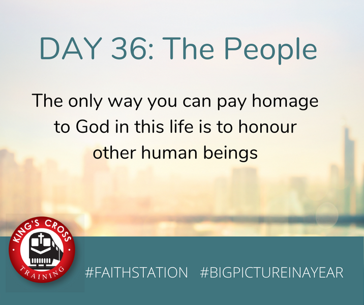 DAY THIRTY-SIX - BIG PICTURE IN A YEAR - THE PEOPLE