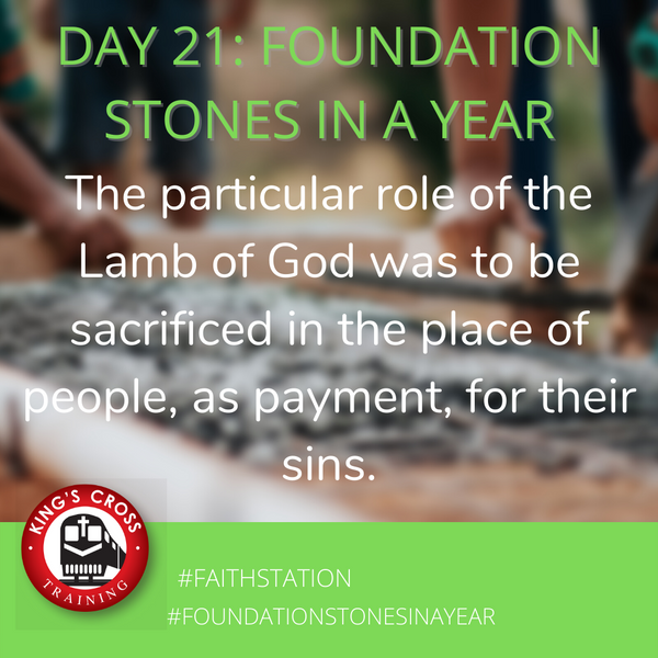 Day 21 - FOUNDATION STONES IN A YEAR