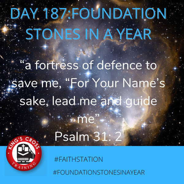 Day 187 - FOUNDATION STONES IN A YEAR