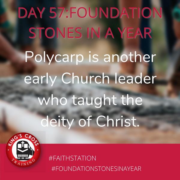 Day 57- FOUNDATION STONE IN THE A YEAR