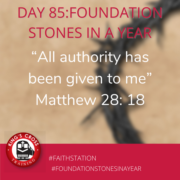 Day 85 - FOUNDATION STONES IN A YEAR