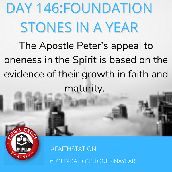 Day 146 - FOUNDATION STONES IN A YEAR