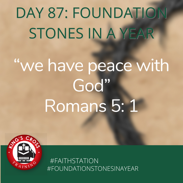 Day 87 - FOUNDATION STONES IN A YEAR