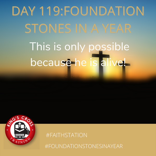 Day 119 - FOUNDATION STONES IN A YEAR