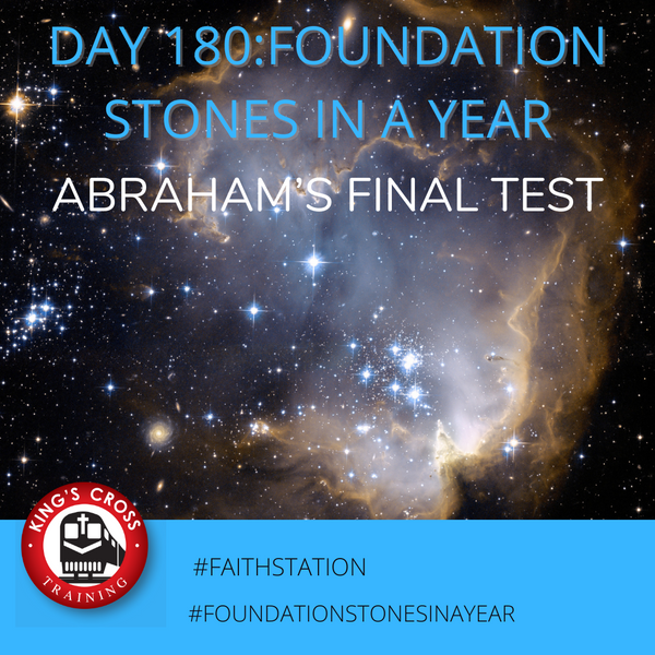 Day 180 - FOUNDATION STONES IN A YEAR