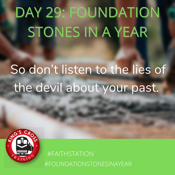 Day 29 - FOUNDATION STONES IN A YEAR