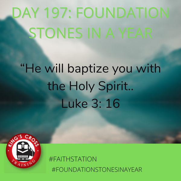 Day 197 - FOUNDATION STONES IN A YEAR