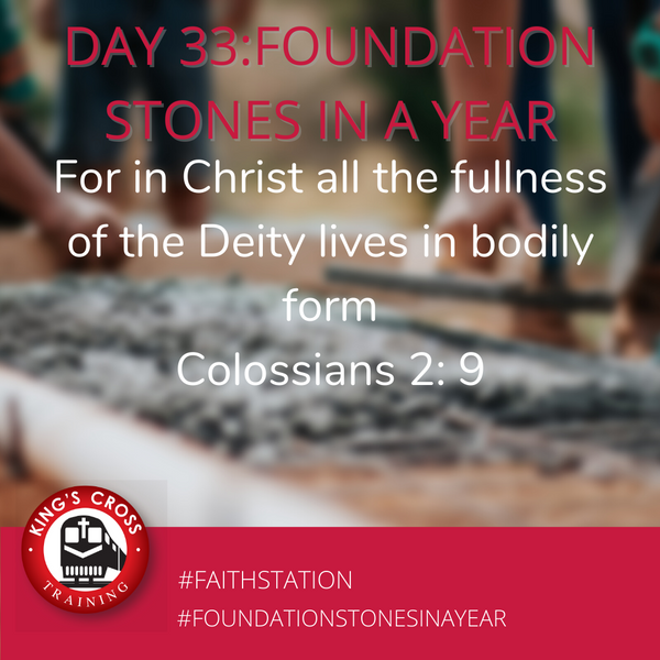 Day 33 - FOUNDATION STONES IN A YEAR