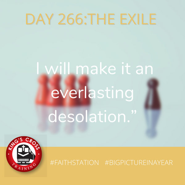 DAY 266- BIG PICTURE IN A YEAR - THE EXILE