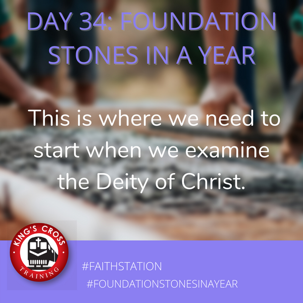 Day 34 - FOUNDATION STONES IN A YEAR