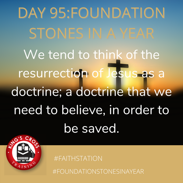 Day 95 - FOUNDATION STONES IN A YEAR