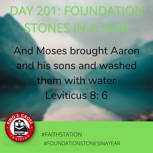 Day 201 - FOUNDATION STONES IN A YEAR