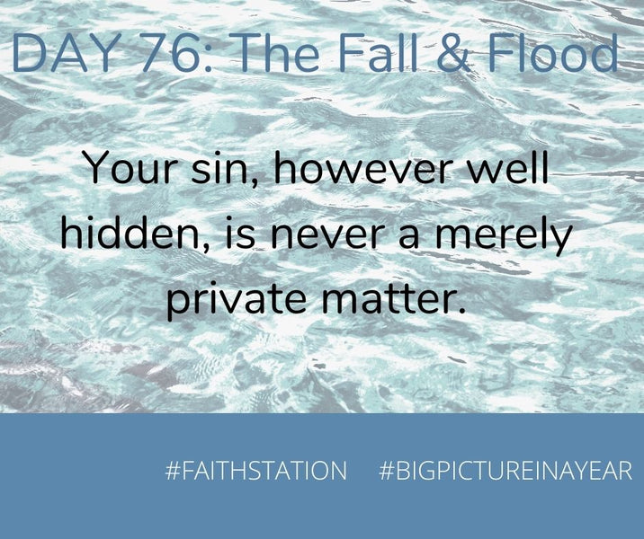 DAY 76 - BIG PICTURE IN A YEAR - THE FALL & THE FLOOD