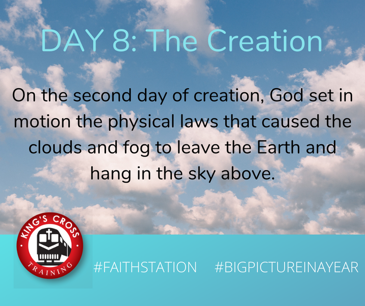 DAY EIGHT - BIG PICTURE IN A YEAR - THE CREATION