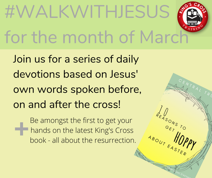 #WALKWITHJESUS for the month of March